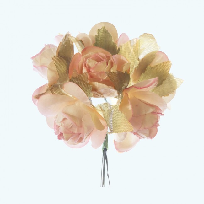 3" Diameter Paper Flower 6X12 | Pink 3" Diameter Paper Flower 6X12 | Pink